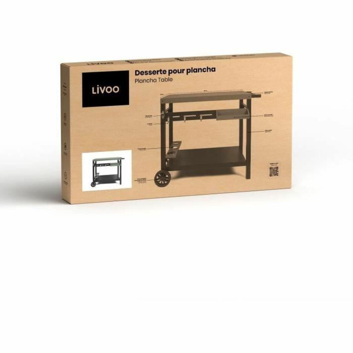 Livoo Carrito para plancha GS167V Verde / Negro
