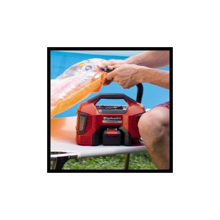Einhell 4020460 Hybrid-Kompressor, 21 l/min, 11 bar, 90 W, 2,11 kg, Negro/Rojo 2 Einhell 4020460 Hybrid-Kompressor, 21 l/min, 11 bar, 90 W, 2,11 kg, Negro/Rojo 2