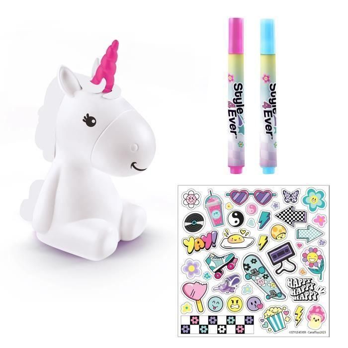 Canal Toys Style 4 Ever - Unicornio luminoso DIY Y2K para decorar - Edición coleccionista - Pasatiempos creativos para niños - OFG 293 1 Canal Toys Style 4 Ever - Unicornio luminoso DIY Y2K para decorar - Edición coleccionista - Pasatiempos creativos para niños - OFG 293 1