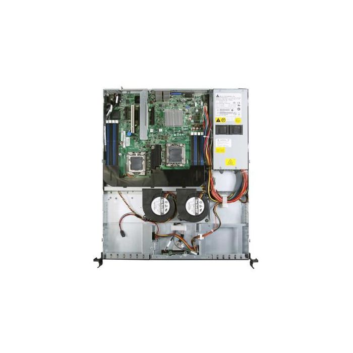 Intel SR1630BCR Servidor Barebone 1U con Socket LGA 1366 (Socket B) en Aluminio y Negro Intel SR1630BCR Servidor Barebone 1U con Socket LGA 1366 (Socket B) en Aluminio y Negro