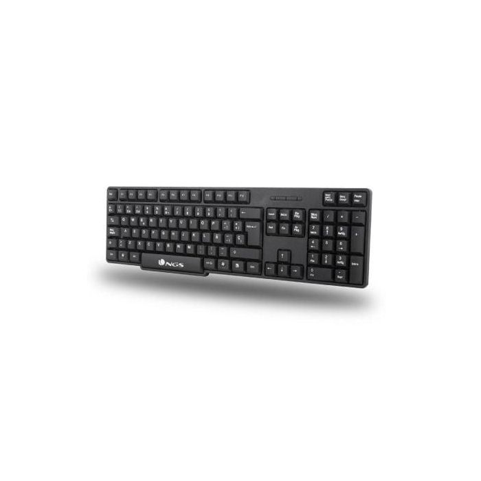 Teclado y Ratón NGS EUPHORIA KIT Negro Qwerty Español Inalámbrico 3 Teclado y Ratón NGS EUPHORIA KIT Negro Qwerty Español Inalámbrico 3
