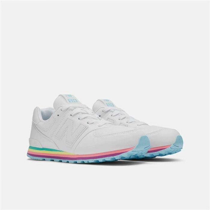 Zapatillas Deportivas Infantiles New Balance 574 Core Blanco 100 ml 2