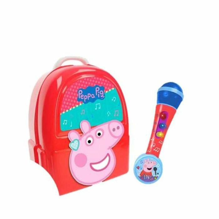 Microfono y mochila camerino 23 cm peppa pig Microfono y mochila camerino 23 cm peppa pig