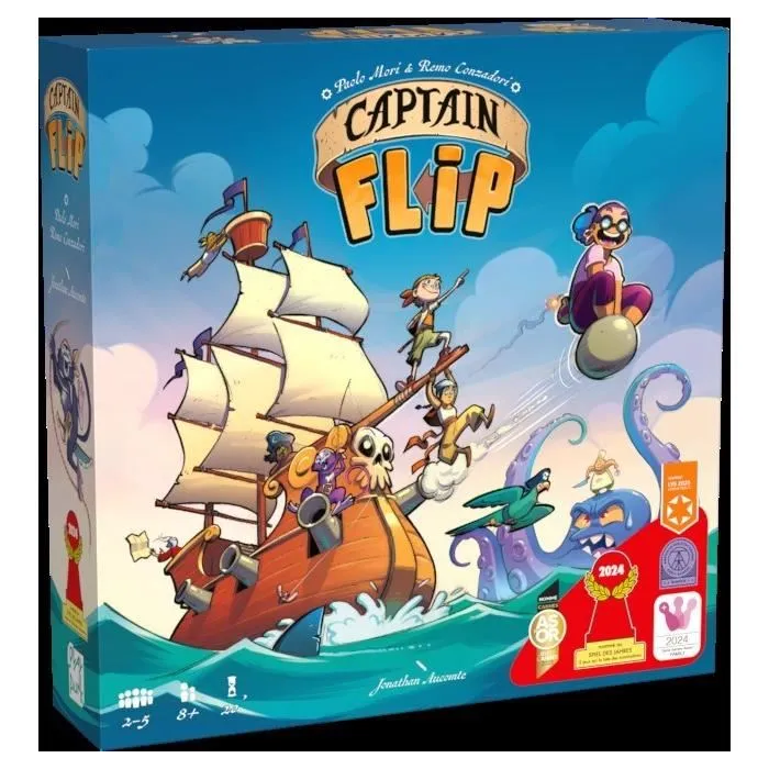 Asmodee ASM1707247593326 Capitán Flip Juego de Mesa - Idioma Francés 0 Asmodee ASM1707247593326 Capitán Flip Juego de Mesa - Idioma Francés 0