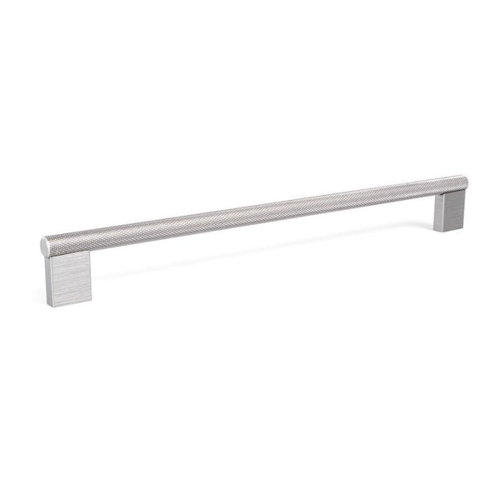 Viefe Tirador de Aluminio Graf Mini, Acabado Efecto Inoxidable, Distancia entre Agujeros 256mm Viefe Tirador de Aluminio Graf Mini, Acabado Efecto Inoxidable, Distancia entre Agujeros 256mm