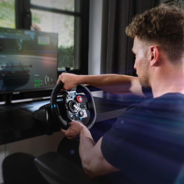 Logitech Volante G29 Driving Force - Force Feedback, Compatible con PS3/PS4/PC, Construcción Duradera 2