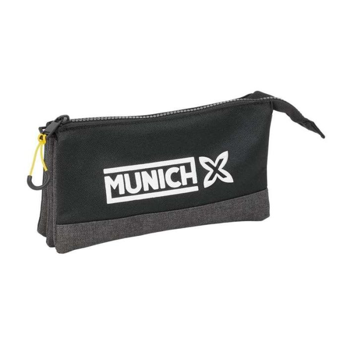 Bolso Escolar Portatodo Safta Triple Munich Topo 120x220x30 mm Bolso Escolar Portatodo Safta Triple Munich Topo 120x220x30 mm