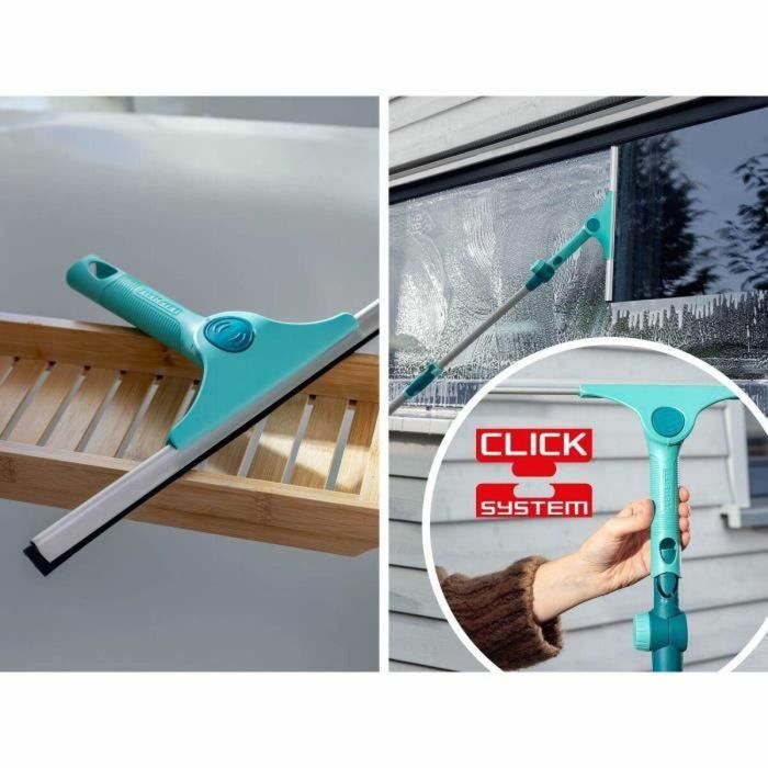 Leifheit Mango telescópico 41523 de 130 a 400 cm extensible para Click-System 1 Leifheit Mango telescópico 41523 de 130 a 400 cm extensible para Click-System 1