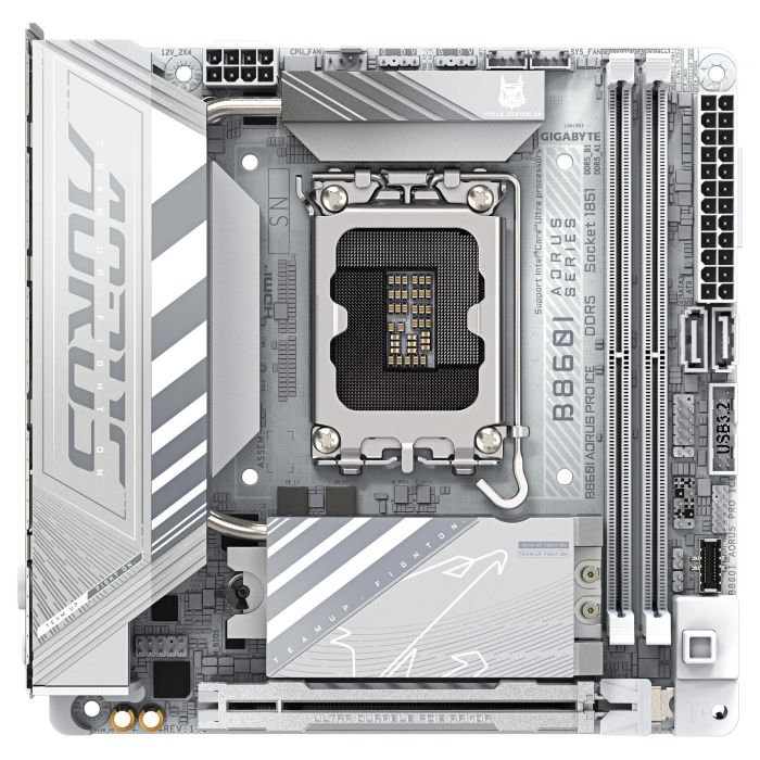 Gigabyte B860I AORUS PRO ICE Placa Base S1851 DDR5 MITX 1