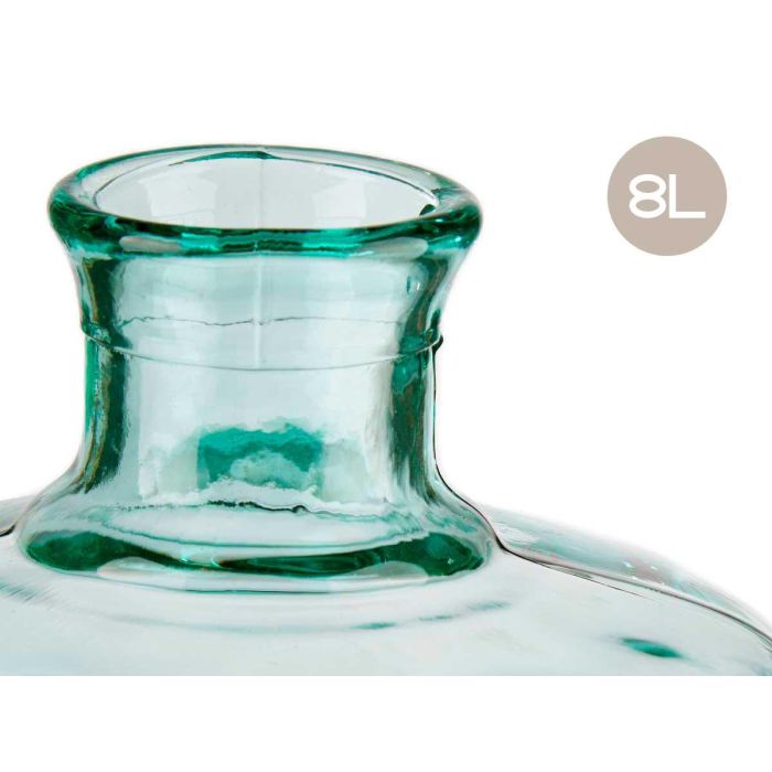 Botella Decorativa Vidrio Primavera 8L Giftdecor 19X42CM 2 Botella Decorativa Vidrio Primavera 8L Giftdecor 19X42CM 2