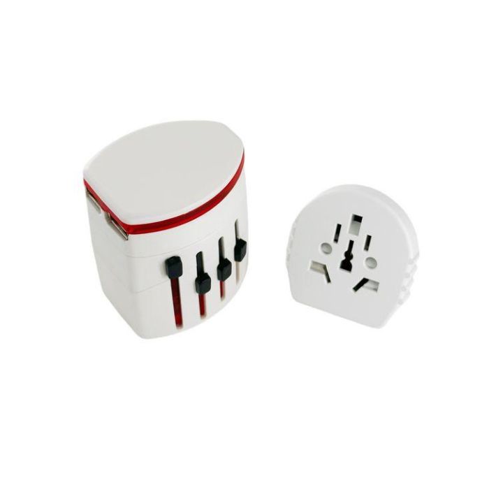 MicroConnect World Adapter Dual USB, 2- and 3-Pole 2 MicroConnect World Adapter Dual USB, 2- and 3-Pole 2