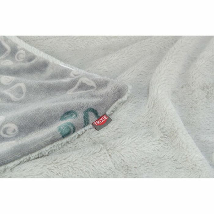 Manta para Mascotas Trixie Jimmy Soft Gris claro Poliéster Felpa 150 × 100 CM 3 Manta para Mascotas Trixie Jimmy Soft Gris claro Poliéster Felpa 150 × 100 CM 3