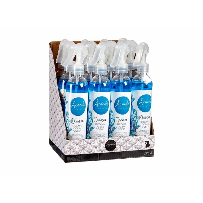 Ambientador Spray Oceano 280Ml Acorde 5X25CM (24 Unidades) 2 Ambientador Spray Oceano 280Ml Acorde 5X25CM (24 Unidades) 2