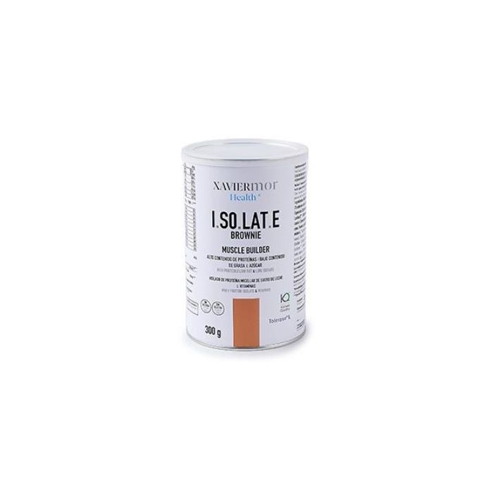 XAVIERMOR Proteína Isolated Whey Caseína Micelar Sabor Brownie 300g - Recuperación Muscular