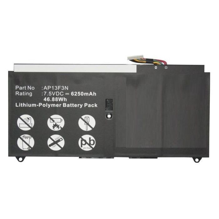 CoreParts Laptop Battery for Acer 47Wh Li-Pol 7.5V 6250mAh Black, Aspire S7-392, Aspire S7-392-54208g12tws, Aspire S7-392-54208g25tws, Aspi 2 CoreParts Laptop Battery for Acer 47Wh Li-Pol 7.5V 6250mAh Black, Aspire S7-392, Aspire S7-392-54208g12tws, Aspire S7-392-54208g25tws, Aspi 2