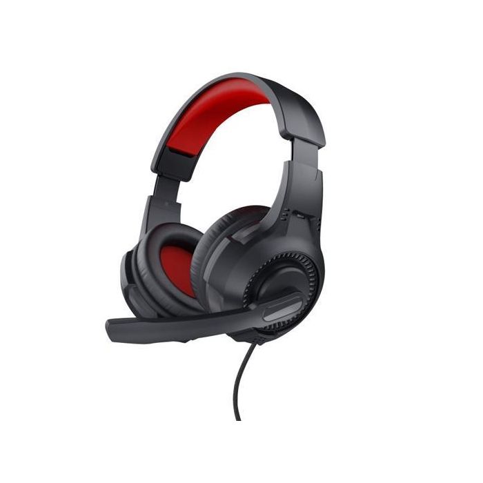 Trust Auriculares Gaming Headset C- Microfono Diadema Ajustable Jack 3.5.Mm Rojo-Negro Trust Auriculares Gaming Headset C- Microfono Diadema Ajustable Jack 3.5.Mm Rojo-Negro