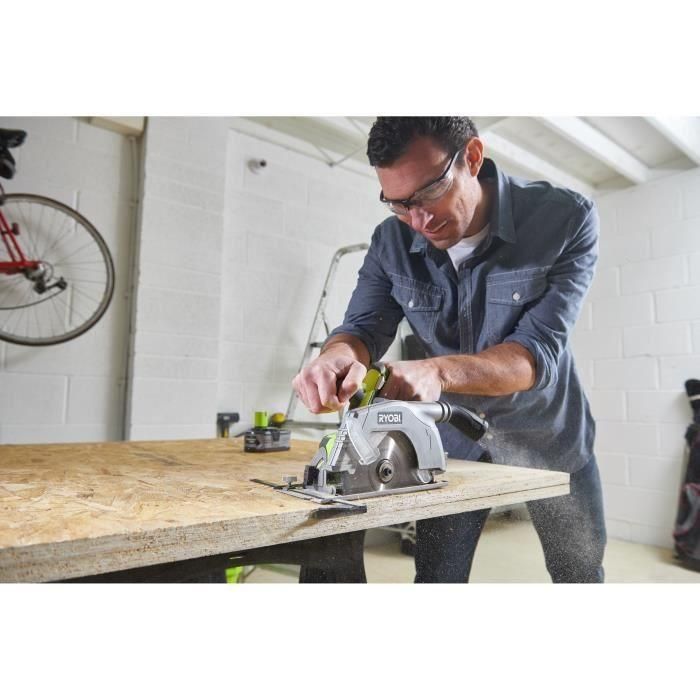 Sierra circular RYOBI de 18 voltios - hoja de 165 mm 3 Sierra circular RYOBI de 18 voltios - hoja de 165 mm 3