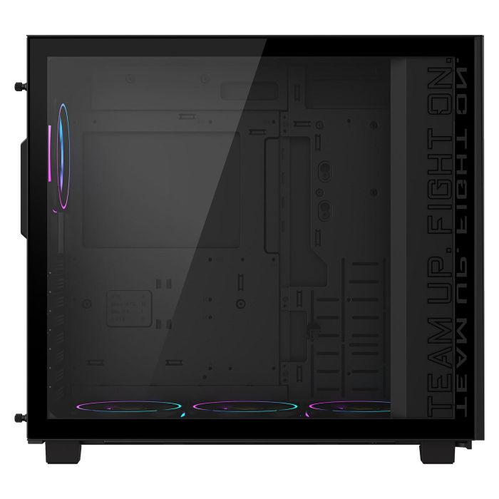 Gigabyte Aorus C400 Glass Midi Tower ATX Negro con Panel de Vidrio Templado, 3 Ventiladores ARGB Incluidos, USB 3.2 Tipo C, 28300-AC400-2CKR 1