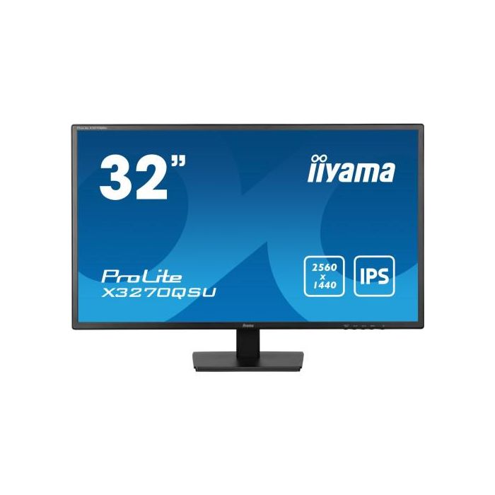 Iiyama X3270QSU-B1 Monitor 32" IPS QHD 2560x1440 100Hz 3ms 1xHDMI 1xDP USB Altavoces Negro 5