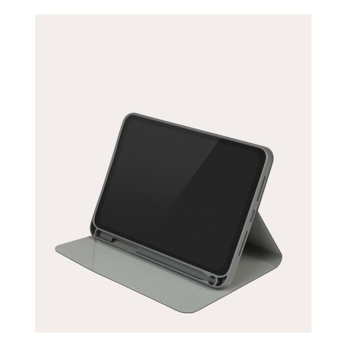 Tucano Metal Folio Hartschalencase para iPad mini 6th Gen (8.3") con Portabolígrafo, Gris Espacial