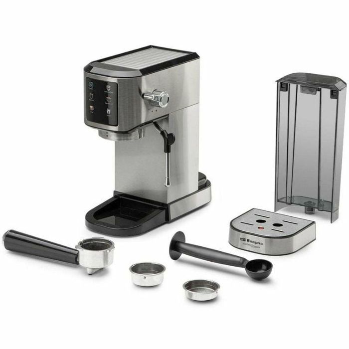 Cafetera Express de Brazo Orbegozo 18290 OR Plateado 1 Cafetera Express de Brazo Orbegozo 18290 OR Plateado 1