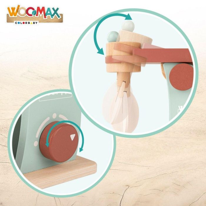 Batidora de juguete Woomax 10 x 18 x 17 cm (6 Unidades) 4 Batidora de juguete Woomax 10 x 18 x 17 cm (6 Unidades) 4