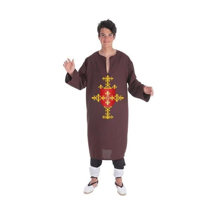 Disfraz adulto túnica marrón talla única (l-XL) Disfraz adulto túnica marrón talla única (l-XL)