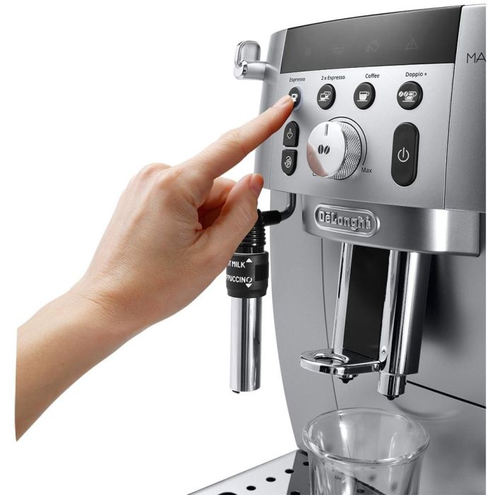 DeLonghi Máquina Espresso Magnifica S Smart ECAM250.31.SB Totalmente Automática con Molinillo Integrado Color Plata 3