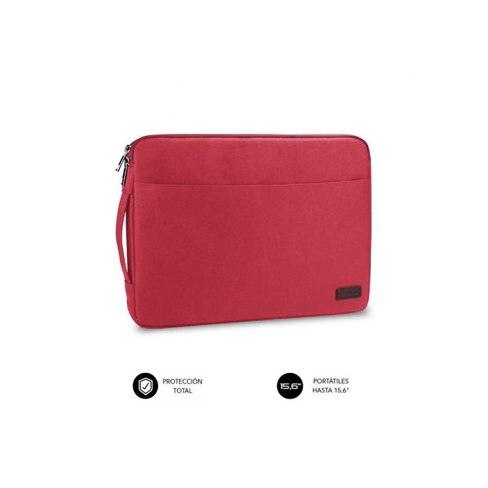 SUBBLIM Maletin Urban Laptop Sleeve 15,6" Red 0 SUBBLIM Maletin Urban Laptop Sleeve 15,6" Red 0