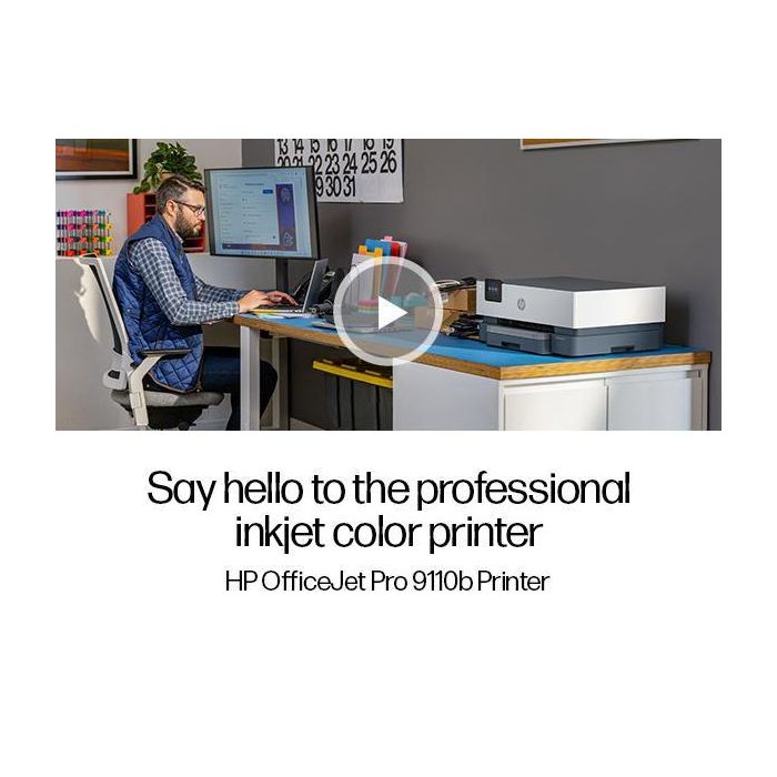 HP 9110b OfficeJet Pro Impresora de Inyección Tinta Color Profesional para Oficinas Híbridas y Distribuidas con Gestión Avanzada de Red 10 HP 9110b OfficeJet Pro Impresora de Inyección Tinta Color Profesional para Oficinas Híbridas y Distribuidas con Gestión Avanzada de Red 10