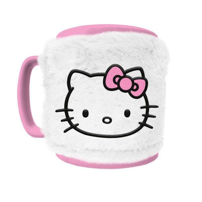 Taza funda de peluche Hello Kitty 440ml 1