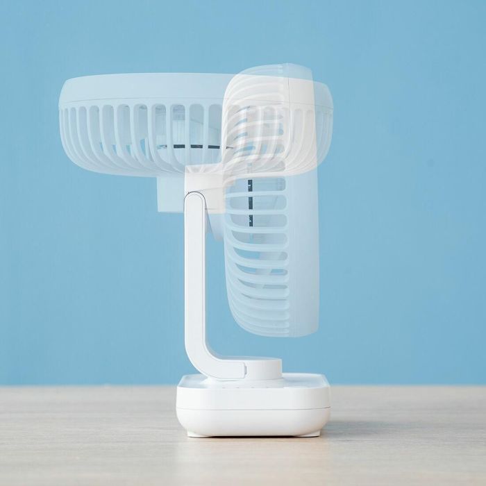 Ventilador de Escritorio Recargable Fanrec InnovaGoods Ø5,4'' 3600 mAh / 13,3 W 8 Ventilador de Escritorio Recargable Fanrec InnovaGoods Ø5,4'' 3600 mAh / 13,3 W 8