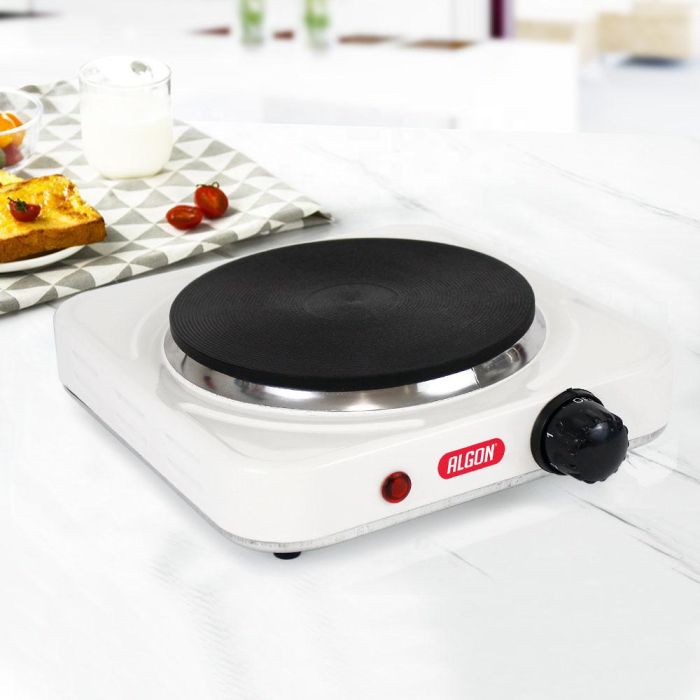 Cocina Eléctrica Algon 1 Placa 1000W (4 Unidades) 8 Cocina Eléctrica Algon 1 Placa 1000W (4 Unidades) 8
