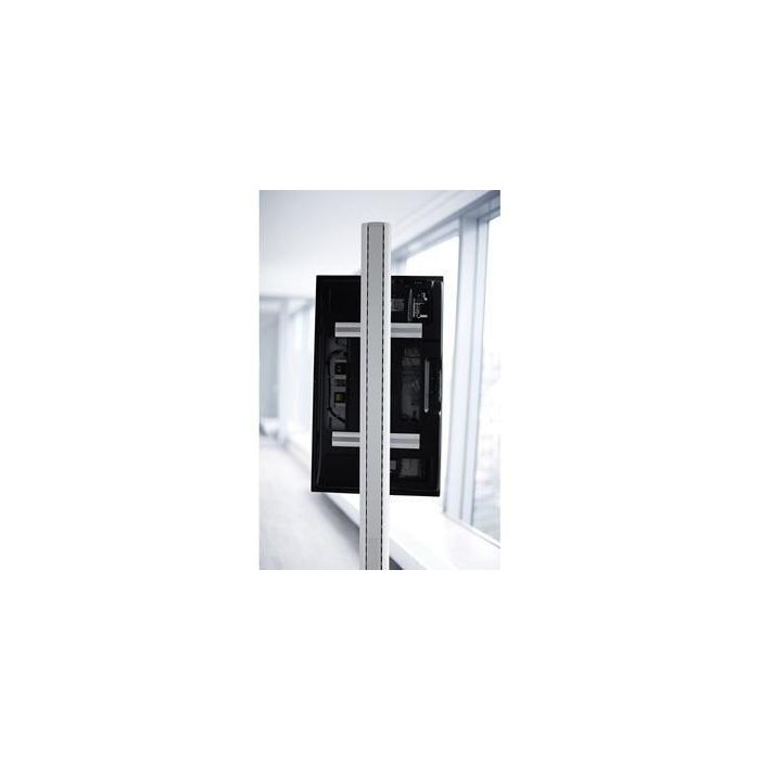 SMS X H Unislide Soporte Universal de Aluminio VESA 200x200 - 800x400 mm para Pantallas Techo Pared Suelo Horizontal/Vertical 1