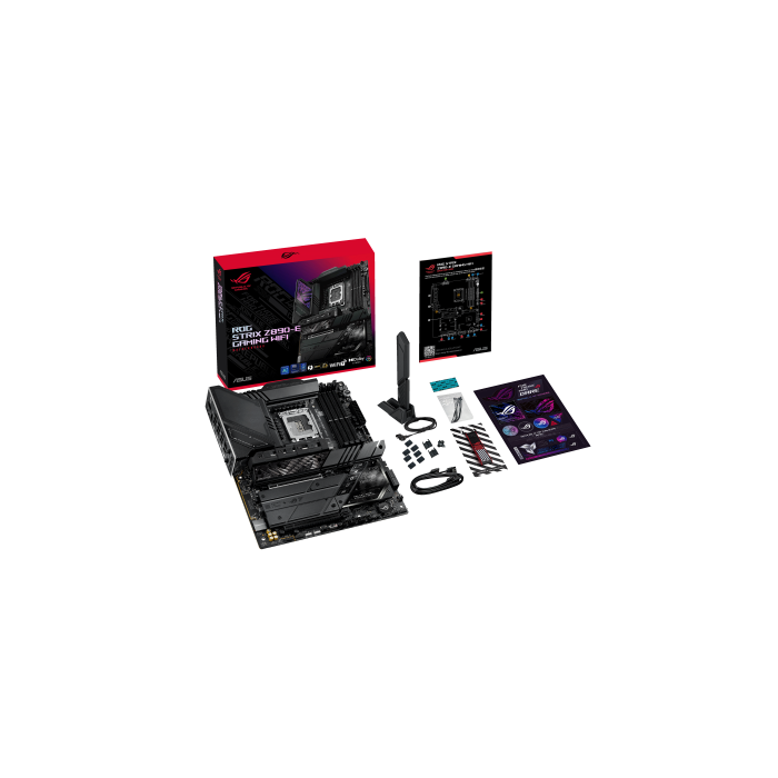 ASUS Placa Base ROG STRIX Z890-E Gaming WiFi Intel Z890 LGA 1851 DDR5 ATX con Wi-Fi 7 y Bluetooth 5.4 12