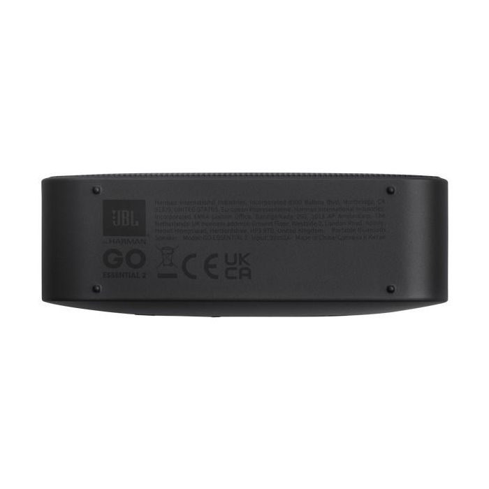 JBL GO Essential 2 Altavoz Bluetooth Portátil Negro, Inalámbrico, 3.1W, IP67 Resistente al Agua y Polvo, 5h Autonomía 6