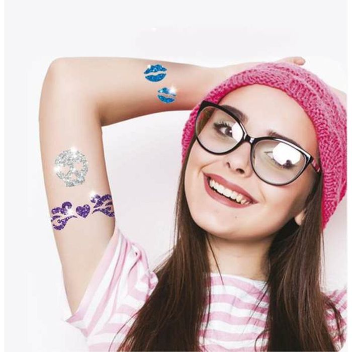 Clementoni Estudio Crazy Tatoo Kit de Tatuajes para Niños y Niñas Juguete Creativo +6 Años, Medidas 38.5x28.5x7.8 cm 11 Clementoni Estudio Crazy Tatoo Kit de Tatuajes para Niños y Niñas Juguete Creativo +6 Años, Medidas 38.5x28.5x7.8 cm 11
