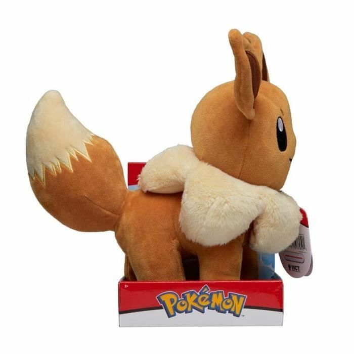 Bandai BAN3701405806965 Peluche Pokémon Eevee 30 cm, pura suavidad y ternura 1 Bandai BAN3701405806965 Peluche Pokémon Eevee 30 cm, pura suavidad y ternura 1