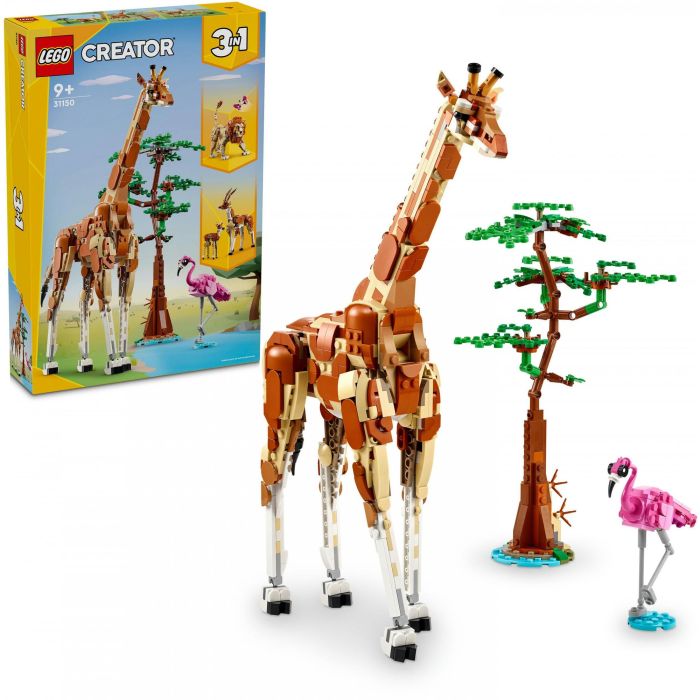 LEGO 31150 Creator 3en1 Safari Animales Salvajes, Juguete con Figuras: Jirafa, Gacelas y León 13 LEGO 31150 Creator 3en1 Safari Animales Salvajes, Juguete con Figuras: Jirafa, Gacelas y León 13