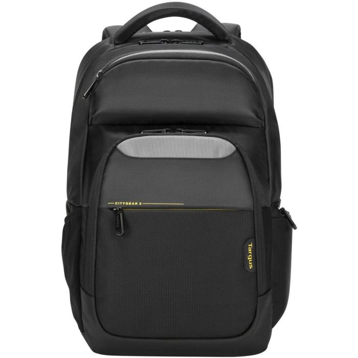 Targus Mochila City Gear para Portátil 15.6 Pulgadas, Profesional con Protección Dome y Construcción Resistente 12
