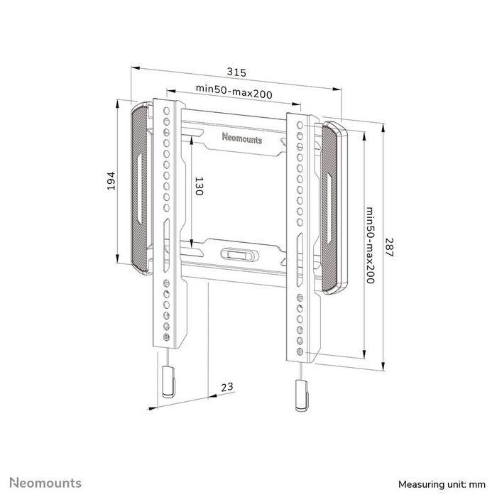 Neomounts WL30-550BL12 Soporte de Pared Fijo Ultra-plano 2,3cm para TV 24-65", Max 40kg, VESA 50x50-200x200, Negro 14 Neomounts WL30-550BL12 Soporte de Pared Fijo Ultra-plano 2,3cm para TV 24-65", Max 40kg, VESA 50x50-200x200, Negro 14