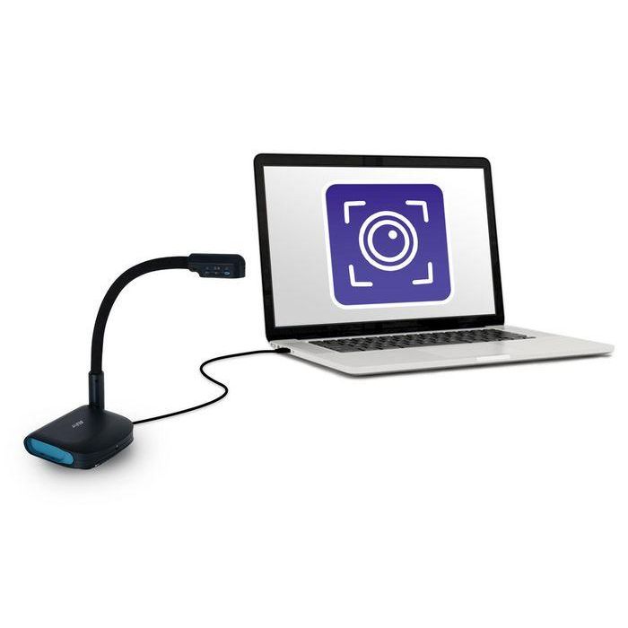 AVer U70i 13MP USB Visualizer, 4K, 60FPS, 16X zoom, AI Enhanced built-in microphone and image auto-rotation (flex arm) 13