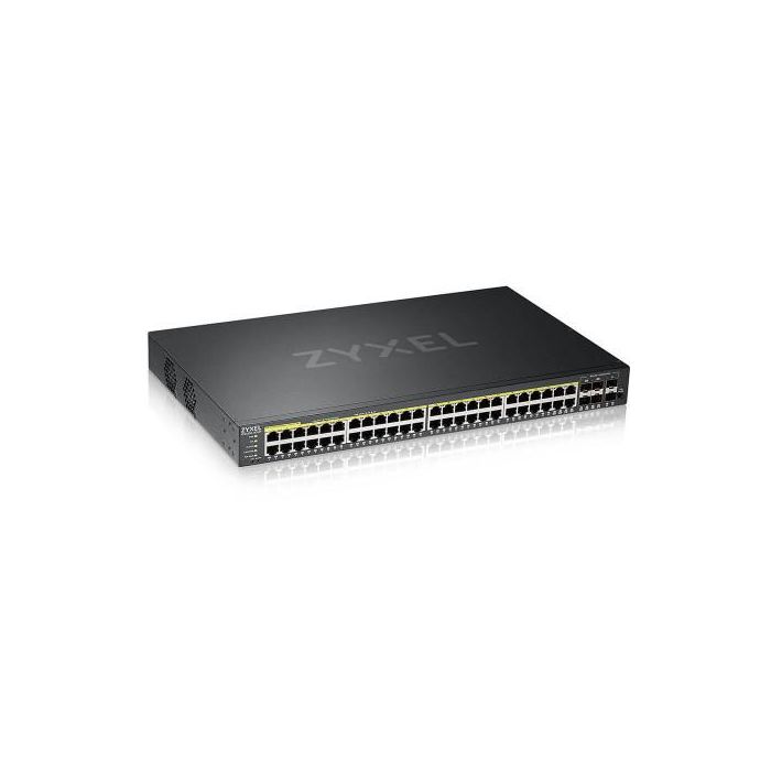 Zyxel GS2220-50HP-EU0101F switch Gestionado L2 Gigabit Ethernet (10/100/1000) Energía sobre Ethernet (PoE) Negro Zyxel GS2220-50HP-EU0101F switch Gestionado L2 Gigabit Ethernet (10/100/1000) Energía sobre Ethernet (PoE) Negro
