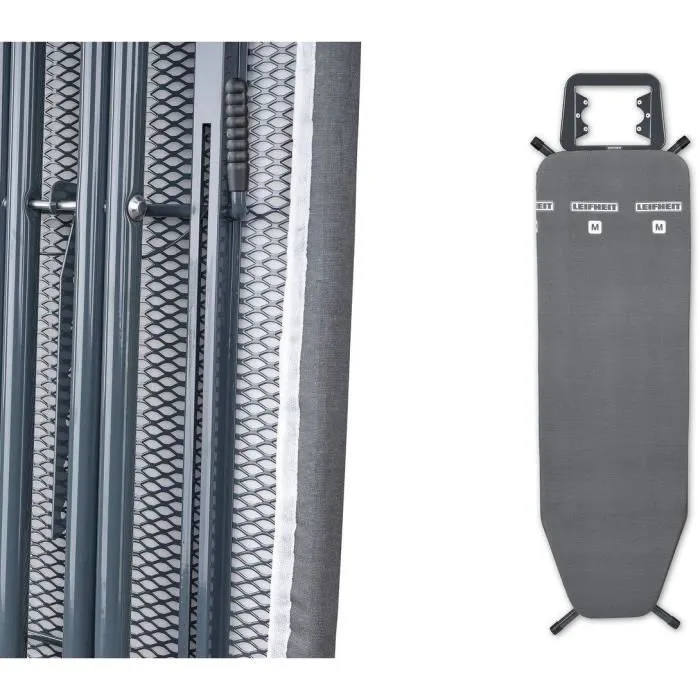 Leifheit Tabla de Planchar Classic M Negra AAANF07801 - Altura Ajustable 69-88 cm, Funda Algodón, 120x38 cm 4