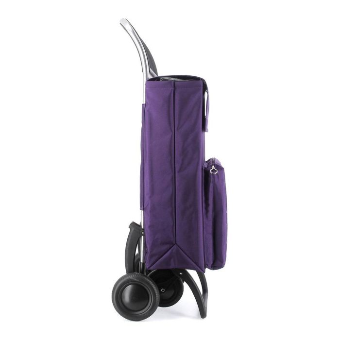 Rolser Carro de la compra termo fresh 4.2 MF, 4 ruedas, 50 kg, morado 2