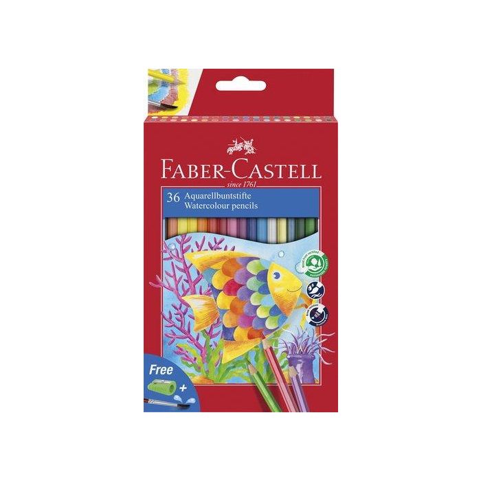 Lapices Acuarelables Faber-Castell Estuche De 36