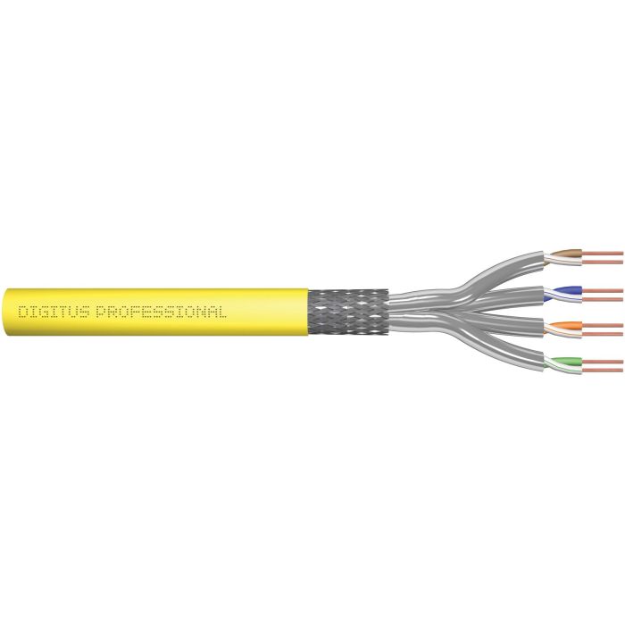 DIGITUS Cat.7A S/FTP Verlegekabel. 1000m. simplex. B2ca 0 DIGITUS Cat.7A S/FTP Verlegekabel. 1000m. simplex. B2ca 0
