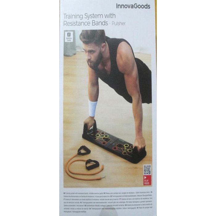 Sistema de Entrenamiento con Bandas de Resistencia y Guía de Ejercicios Pulsher InnovaGoods 1 Sistema de Entrenamiento con Bandas de Resistencia y Guía de Ejercicios Pulsher InnovaGoods 1