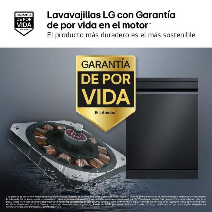 Lavavajillas LG DF375HMS 60 cm 2