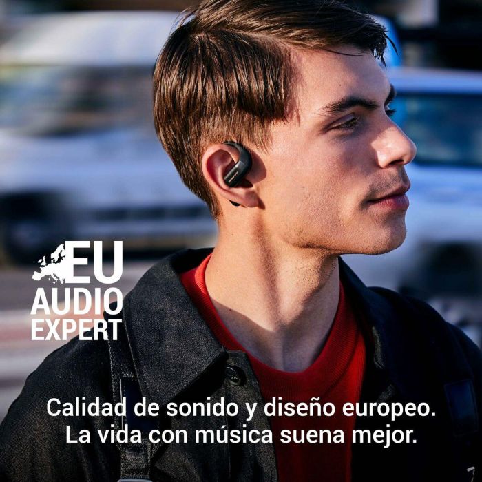 Energy Sistem Auriculares OpenWave Inalámbricos Open Sound Bluetooth 5.4 True Wireless Resistente al Agua IPX5 25h Autonomía Negro 2 Energy Sistem Auriculares OpenWave Inalámbricos Open Sound Bluetooth 5.4 True Wireless Resistente al Agua IPX5 25h Autonomía Negro 2